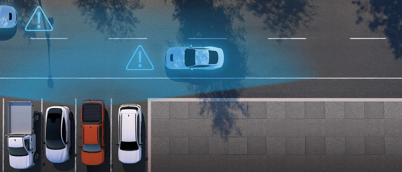 brake assist and blind spot detection