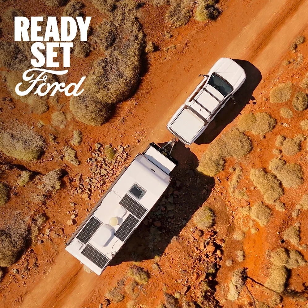 ford towing a van