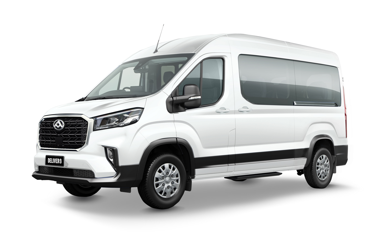 Deliver 9 Bus 11 Seat Mid Wheelbase Mid Roof in Blanc White