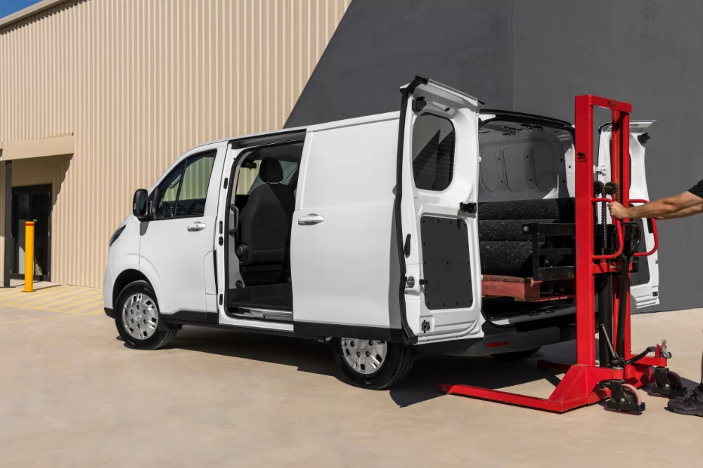 New LDV Deliver 7 Van loading cargo