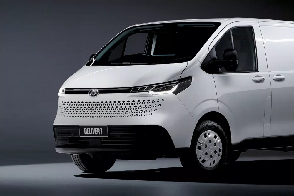 New LDV Deliver 7 Van showing the auto lights and wipers
