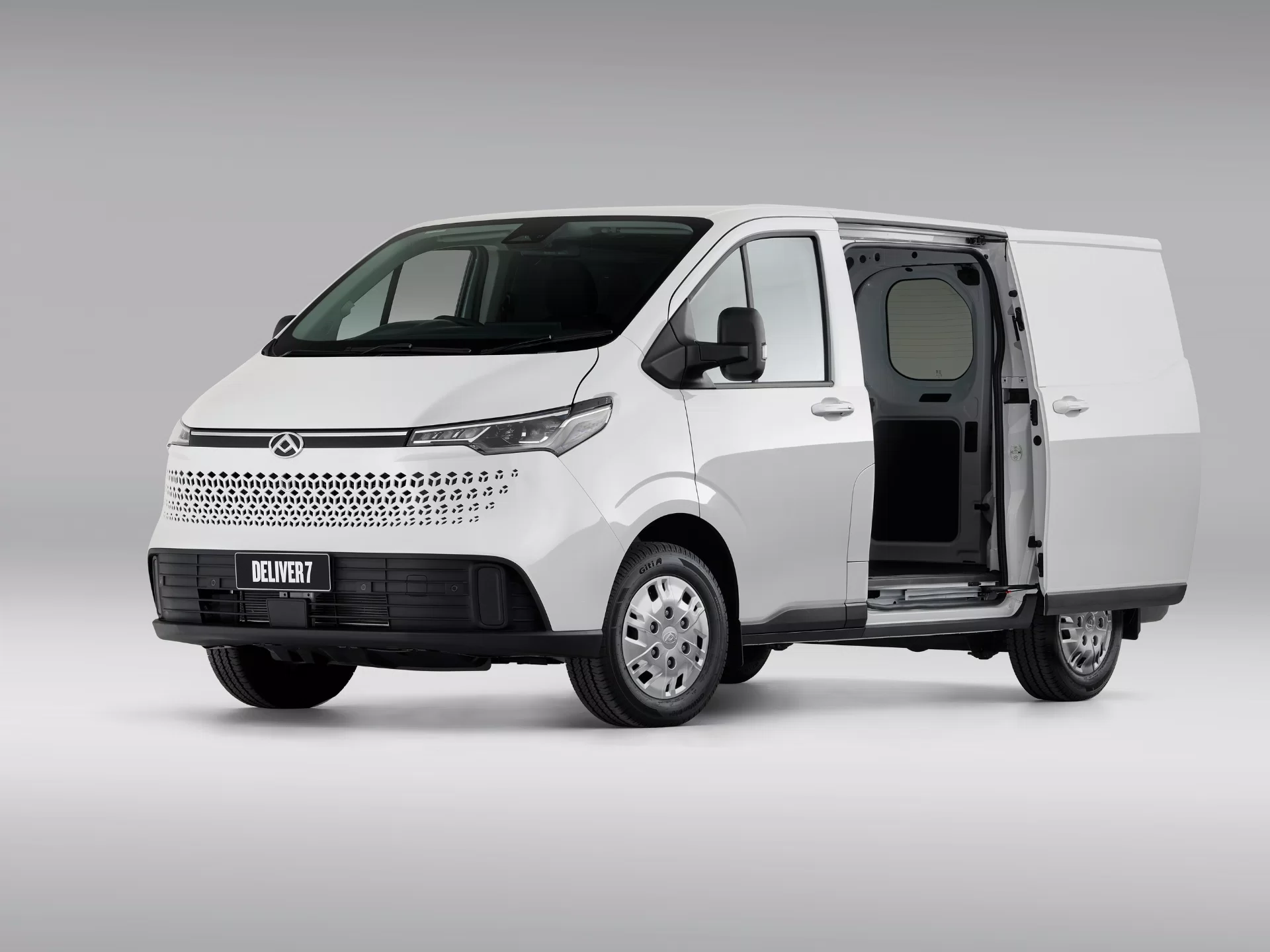 New LDV Deliver 7 Van in a grey studio background