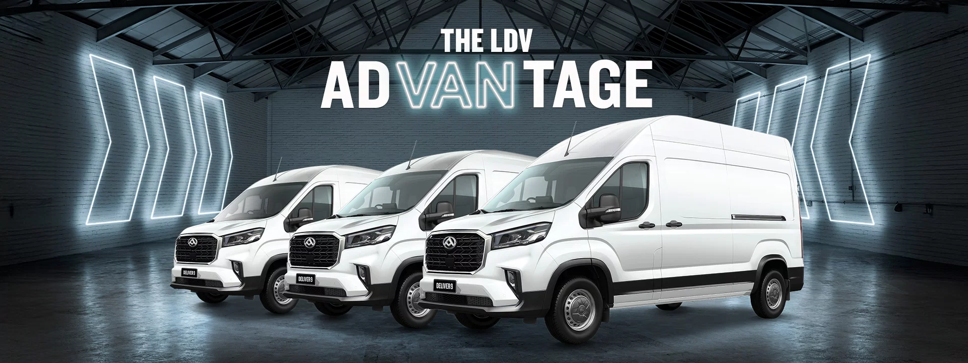 DELIVER 9 VAN RANGE FROM $47,990* - $49,990⁺ DRIVEAWAY FOR ABN HOLDERS