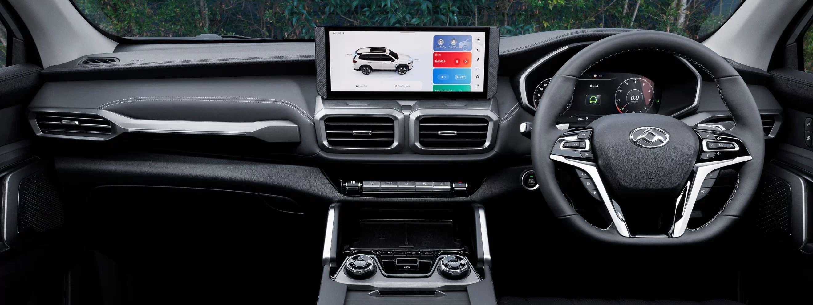 Interior dash shot of the New 2025 LDV D90