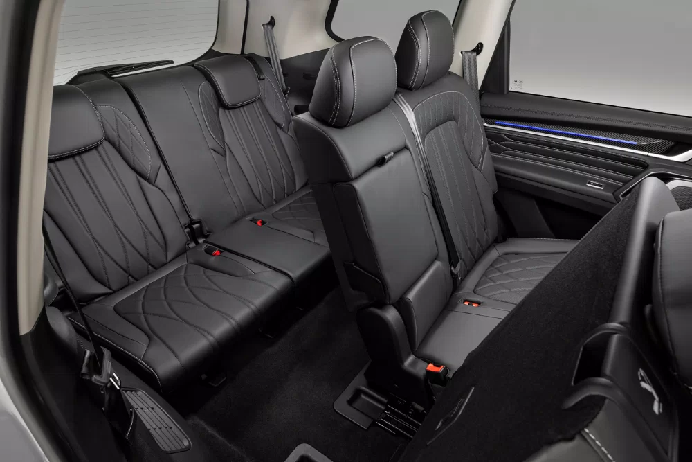 Spacious rear seats on the New 2025 LDV D90