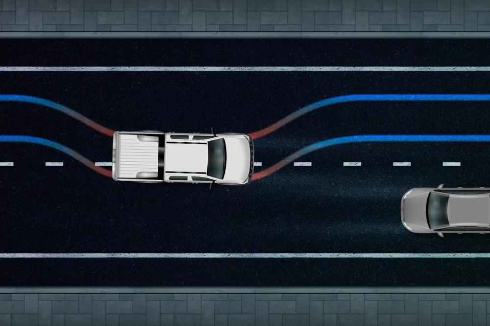 Lane Keep Assist on the New 2025 LDV D90