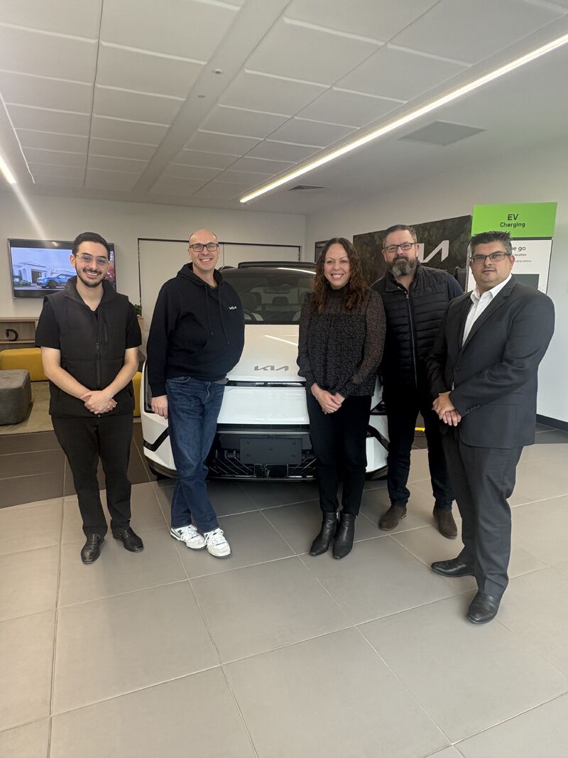 With the team at Kia Australia head office