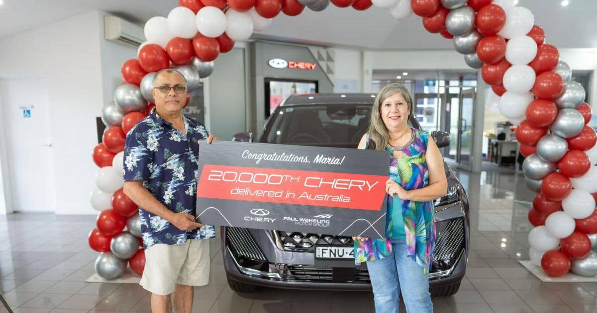 Chery celebrates 20,000 sales in Australia