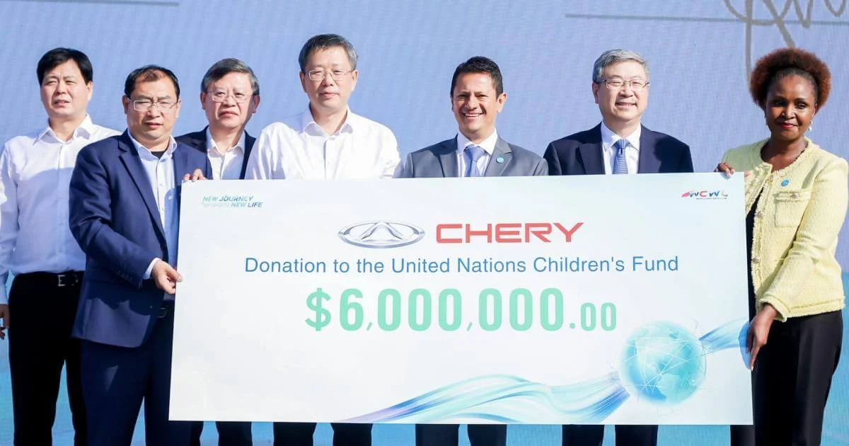 Chery announces partnership with UNICEF