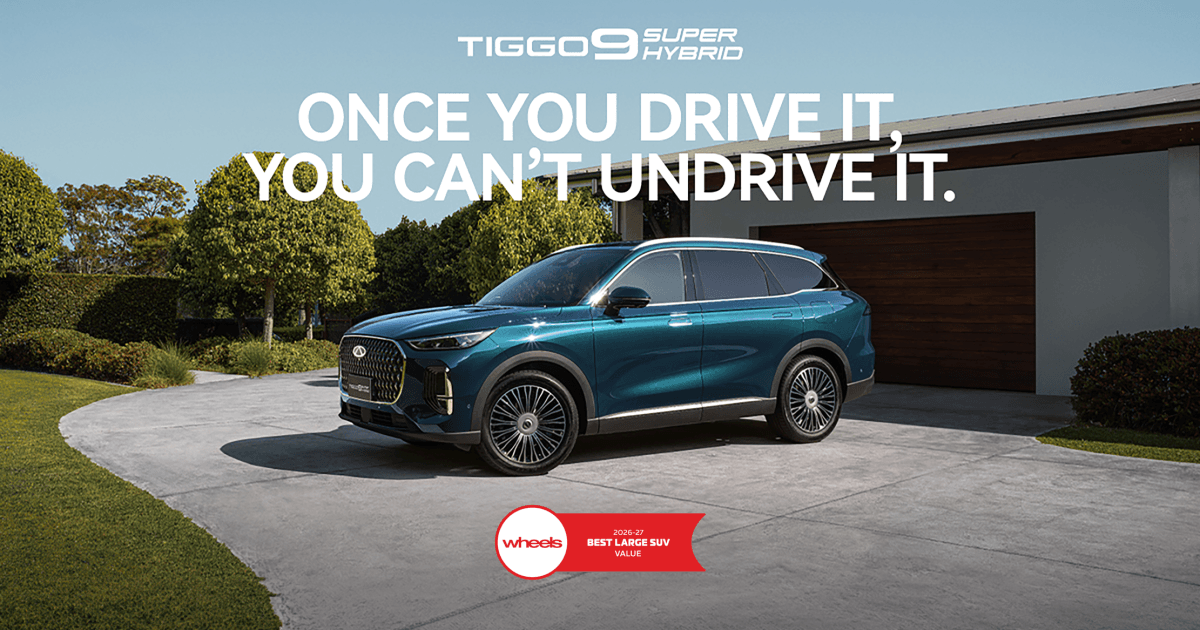 Chery Tiggo 9 named 2026 Wheels Best Value Large SUV