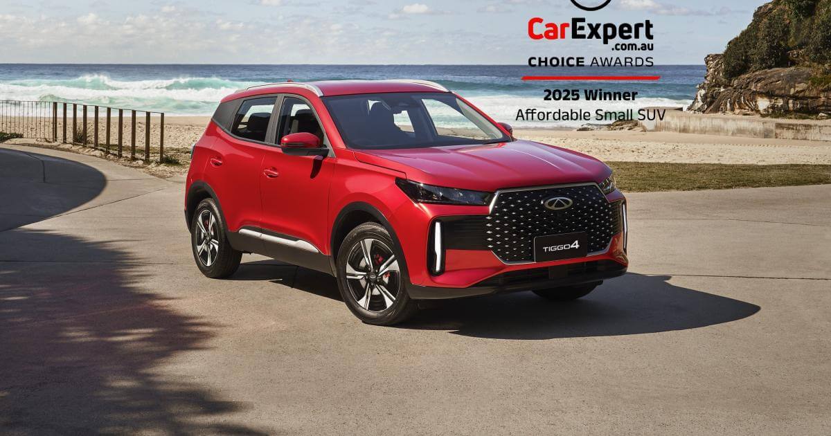 Chery TIGGO 4 awarded Car Expert’s 2025 Affordable Small SUVs crown
