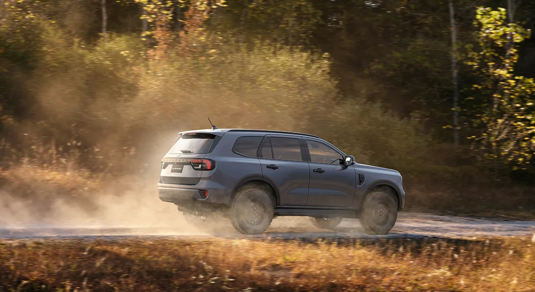 Gray Ford Everest Side View