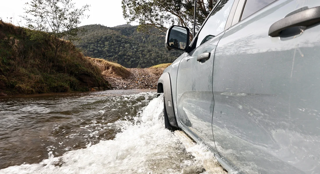 Ranger Super Duty crossing river