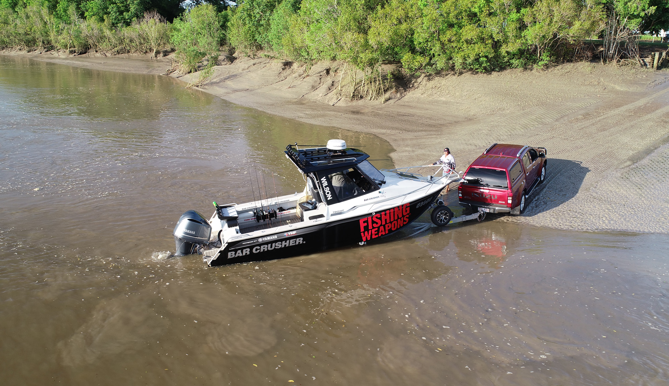 Hook, Line & Sinker Magnetic Red D-MAX