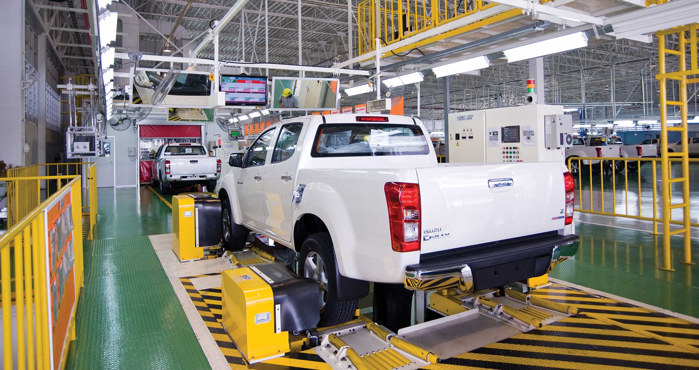 D-MAX enters another section of the assembly process 