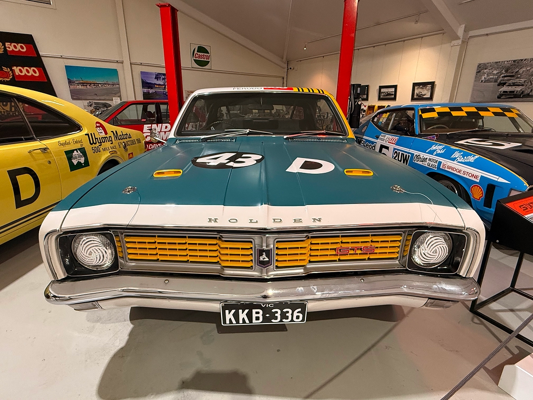 1969 Holden HT Monaro GT 350; races include 1969 Hardie-Ferodo 500, Des West & Peter Brock – first drive of this race for Brock, later ‘King of the Mountain’