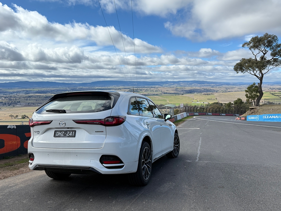 CX-70 Azami at the top of the Mt Panorama racetrack