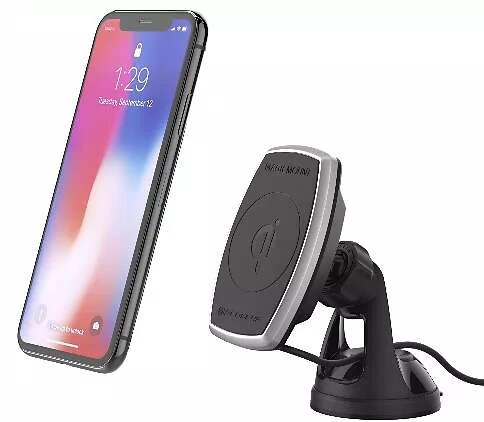 magnetic vent-mounted smartphone holder