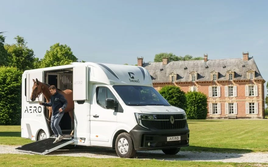 Renault Master Van and Theault horse transport conversion