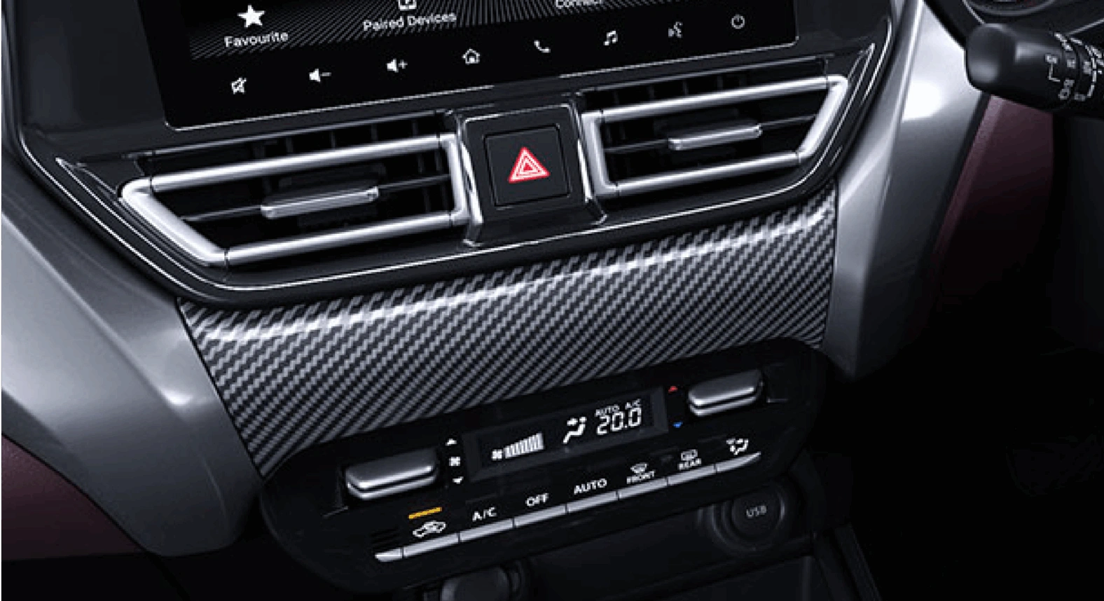 Fronx Interior Styling Kit (AC Louvre Garnish + Door Handle Garnish + Under Audio Garnish)