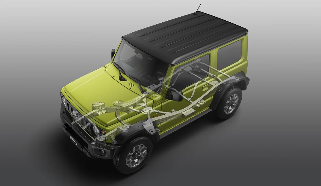 Rigid ladder frame