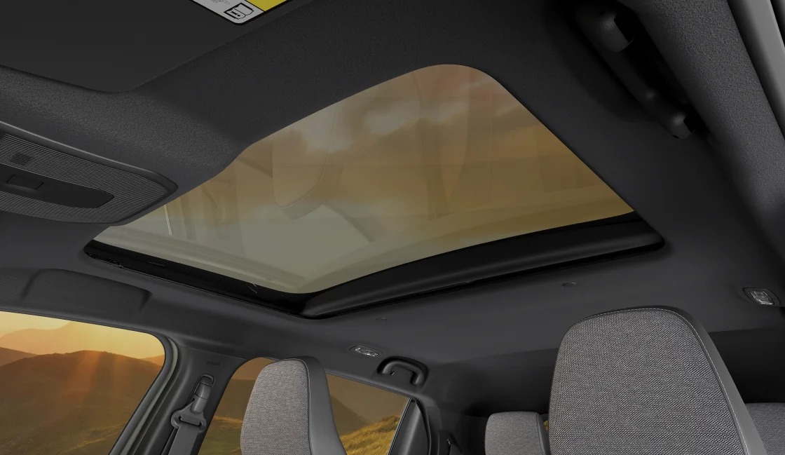 Glass roof**