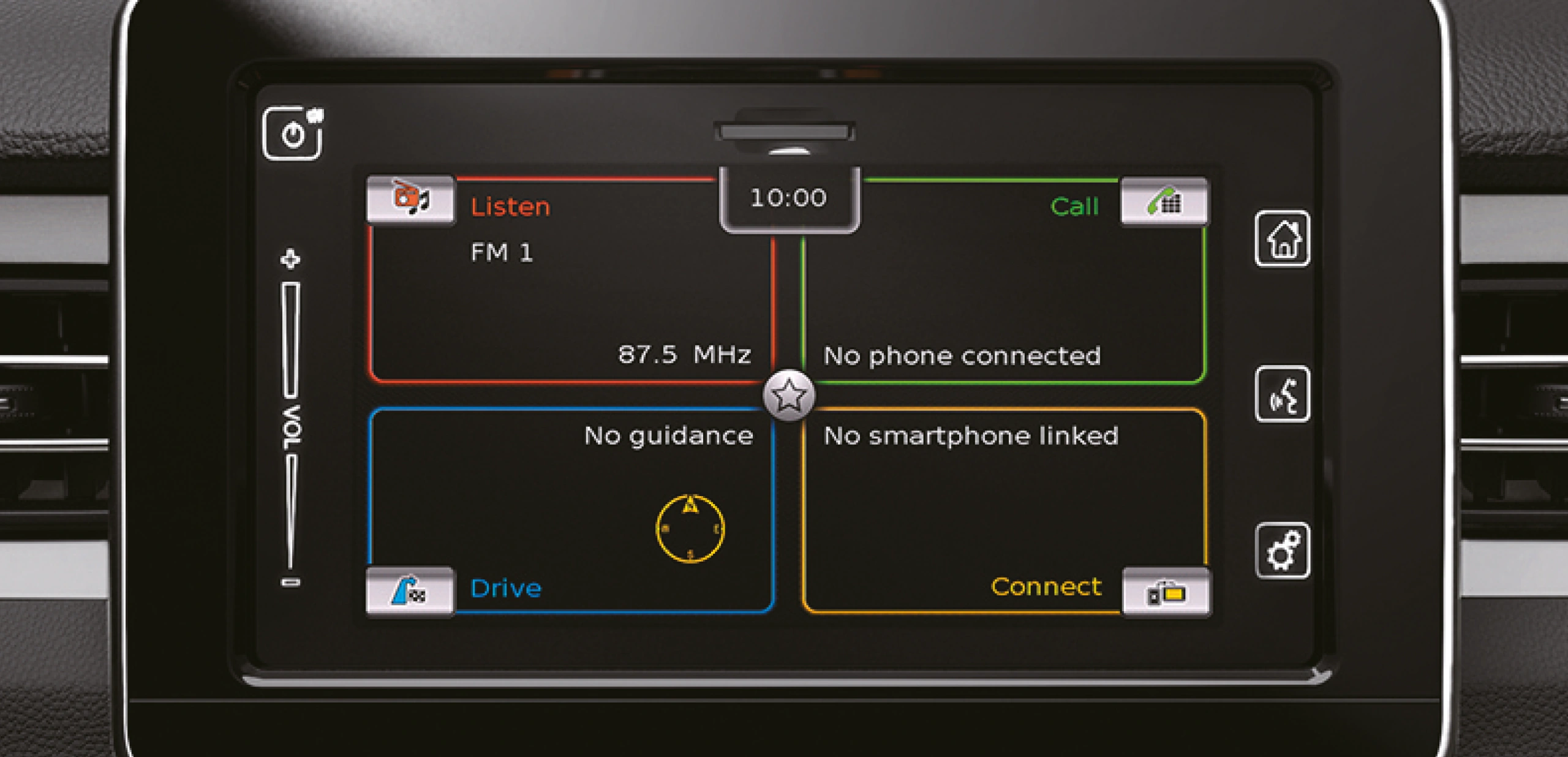 Infotainment touchscreen mirrorlink