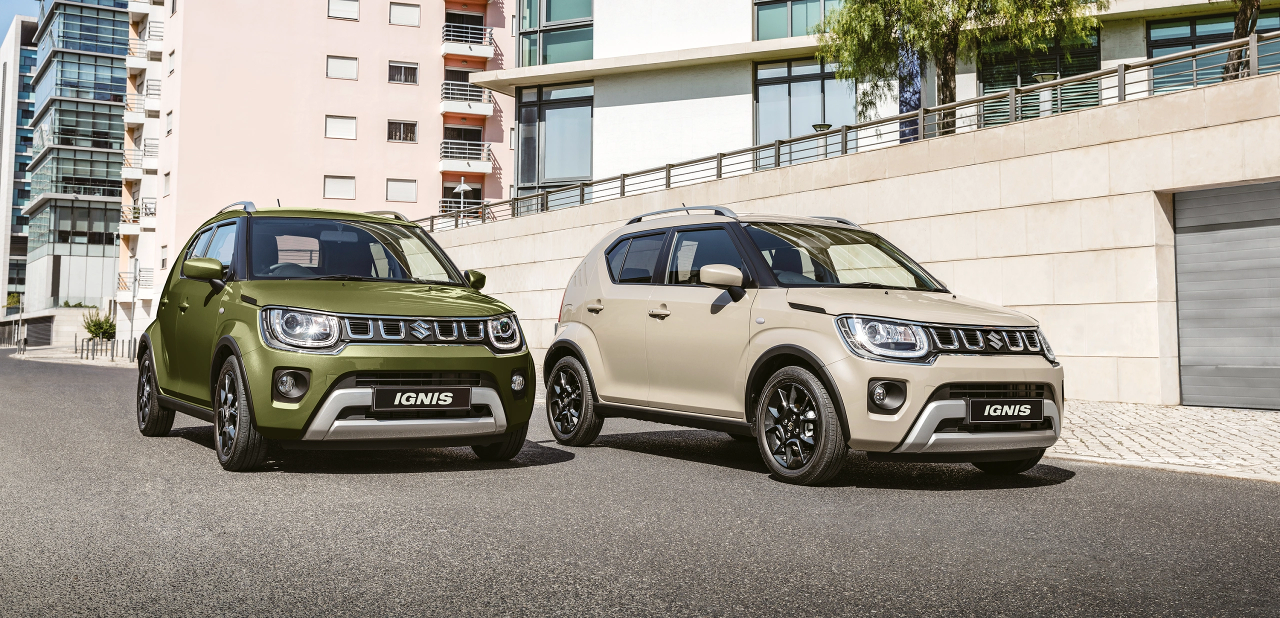 Suzuki Ignis is available in unique colours including Beige and Khaki green