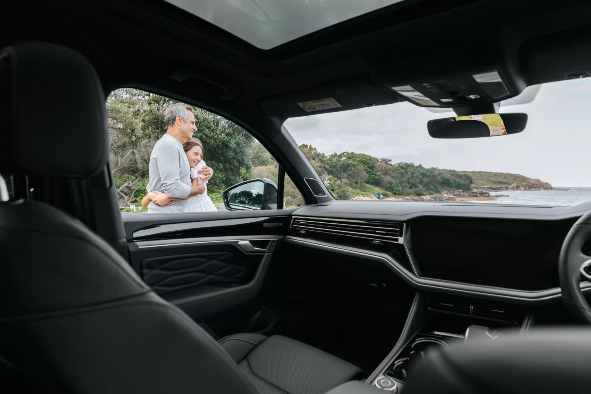 Interior view of Volkswagen Touareg R